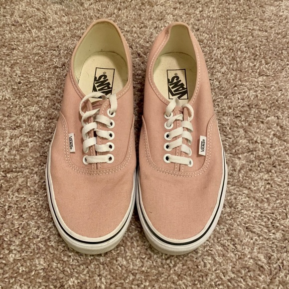 pink van sneakers